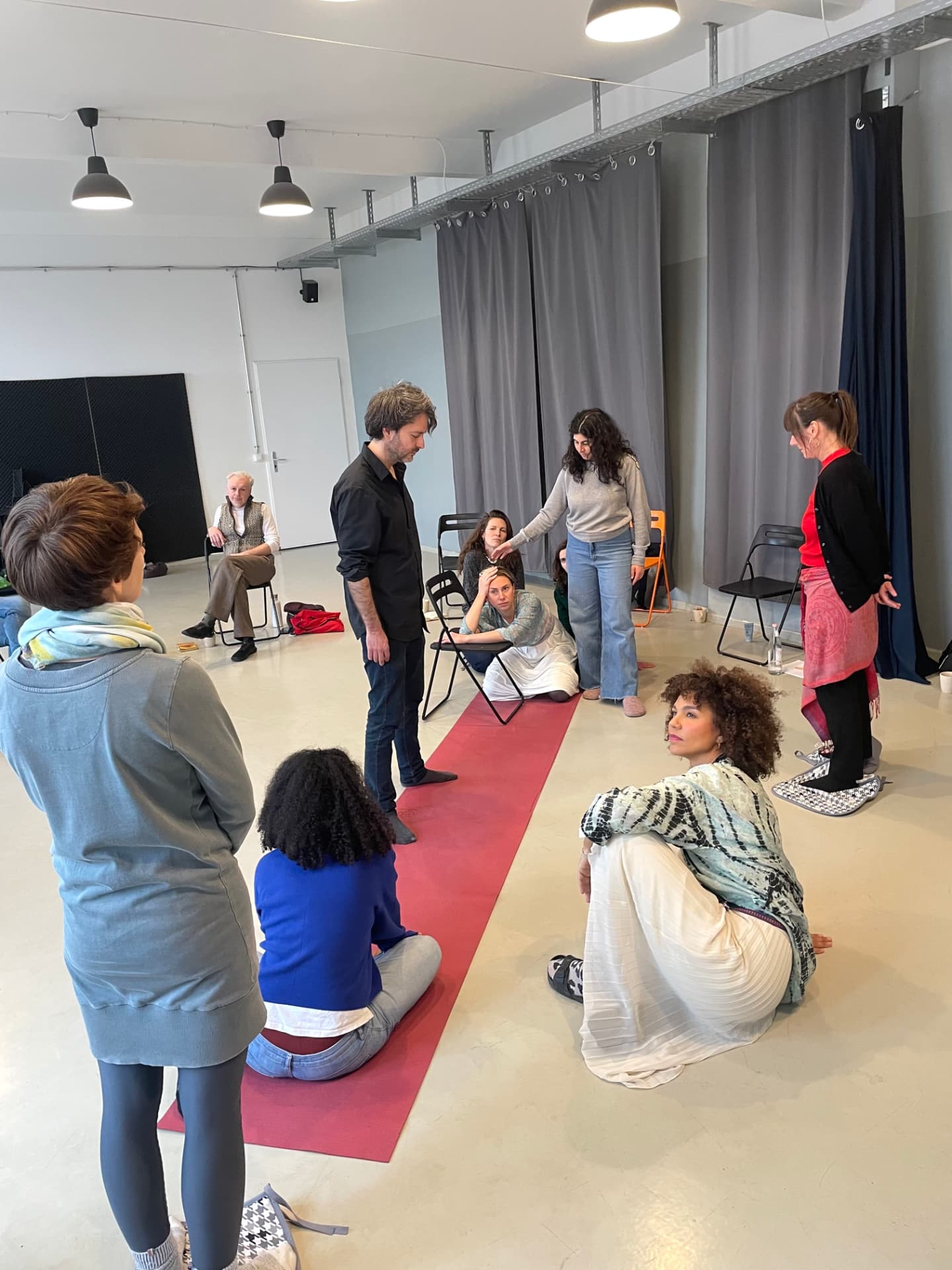 Gruppenaufstellung während der Soulwork Ausbildung